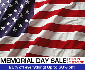 Memorial Day Weekend Sale